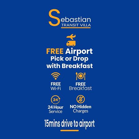 Sebastian Transit Villa With Free Shuttle Service To Airport Kotugoda Ngoại thất bức ảnh